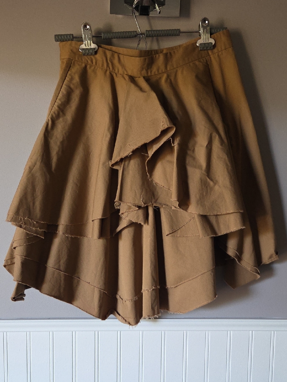 MSGM Asymmetric Cotton Skirt Size 46